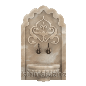 Мраморная арка АМ-16 для курны в хамам