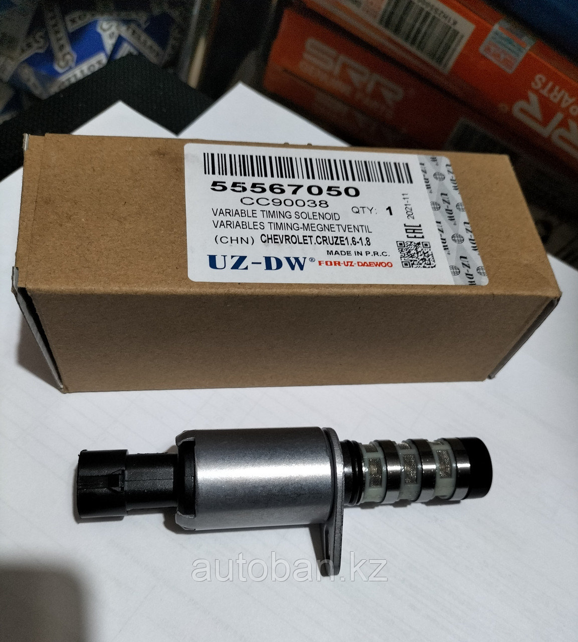 Электромагнитный клапан положения грм на Chevrolet Aveo T300 11-/ Cruze 09-/Orlando 11- V-1.4-1.8 Ecotek