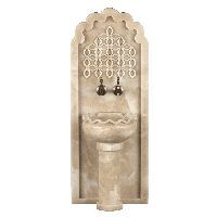 Хамамдағы курнаға арналған мәрмәр арка АМ-114