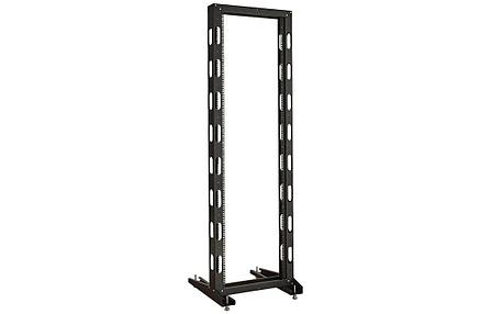 Стойка телекоммуникационная двухрамная СТ-33U-2М-К-Ч черная (комплектная) ССД, фото 1