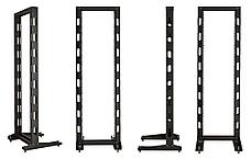 Стойка телекоммуникационная двухрамная СТ-33U-2М-К-Ч черная (комплектная) ССД, фото 2