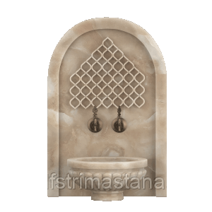 Мраморная арка АМ-22 для курны в хамам