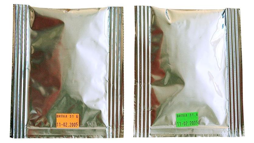 Герметик Вилад 31 (комп.А и Б 240 гр) для МГНМ 27/40 с перчатками, фото 2