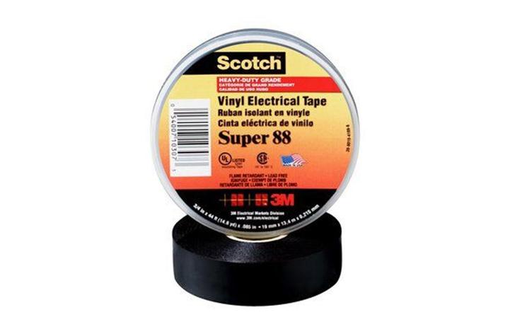 7100079942 Scotch Super 88 изоляционная лента высшего класса, 19мм х 20м х 0,22мм, фото 1