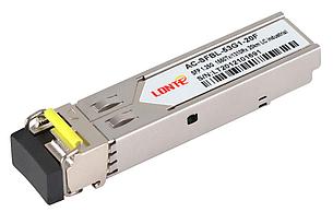 SFP WDM 1.25G Tx1550/Rx1310 20km LC DDM (industrial), фото 2