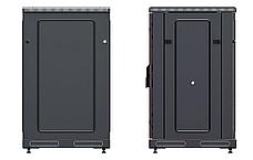Шкаф телекоммуникационный напольный 19",18U(600x800), ШТ-НП-М-18U-600-800-П-Ч, передняя дверь перфорация,, фото 3