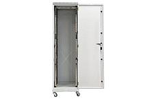 Шкаф телекоммуникационный напольный 19",24U(600x1000), ШТ-НП-24U-600-1000-П, передняя дверь перфорированная, фото 3