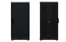 Шкаф телекоммуникационный напольный 19", 24U(600x600), ШТ-НП-М-24U-600-600-М-Ч, передняя дверь металл, черный, фото 3