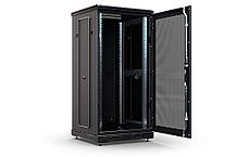 Шкаф телекоммуникационный напольный 19", 24U(800x800), ШТ-НП-М-24U-800-800-П-Ч, передняя дверь перфорация,, фото 5
