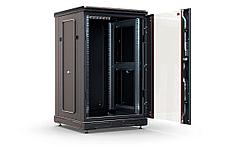 Шкаф телекоммуникационный напольный 19",18U(600x600), ШТ-НП-М-18U-600-600-С-Ч, передняя дверь стекло, черный, фото 5