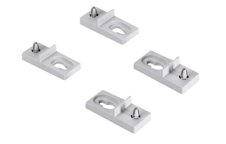 WMKQ10M Набор петель для крепления на стену (пластик) - Добавляет 10мм между корпусом и стеной, фото 1