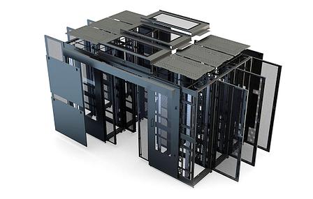 Крыша для систем коридора со стеклом 800 мм  для шкафа серверного ШТ-НП-СЦД-x-800-x,  СЦД-К-800, RAL9005, фото 2