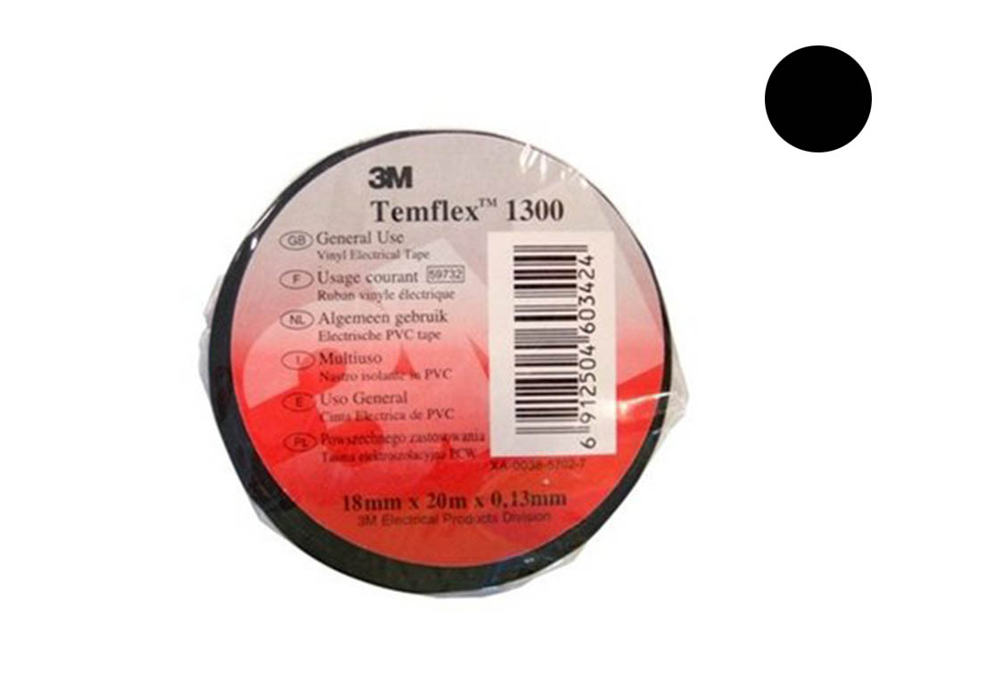 7100080349 Temflex 1300, универсальная изоляционная лента, 15мм х 10м х 0,13мм