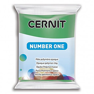 Полимерная глина CERNIT Number One, 56гр, цвет зеленый - фото 1 - id-p101010639