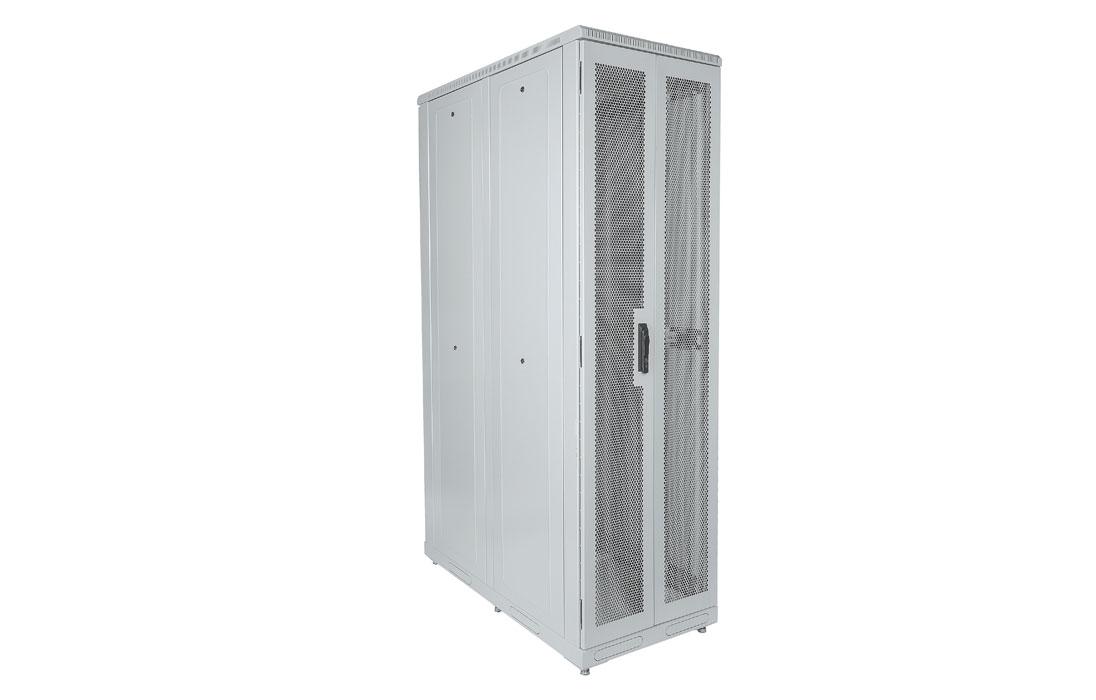 Шкаф телекоммуникационный напольный серверный 19",33U(600x1200) , ШТ-НП-С-33U-600-1200-П2П передняя дверь