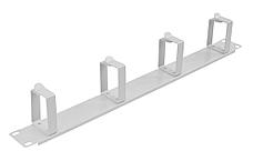 Органайзер кабельный горизонтальный 4 кольца ОКГ-19"-1U ССД, фото 2
