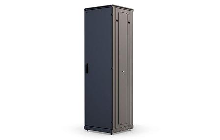 Шкаф телекоммуникационный напольный 19", 42U(600x1000), ШТ-НП-М-42U-600-1000-М-Ч, передняя дверь металл,, фото 2