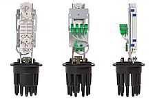 Муфта-кросс МКО-Д3/С09-1/16SC-1PLC16-SC/APC-20SC-18SC/APC-18SC/APC ССД, фото 3