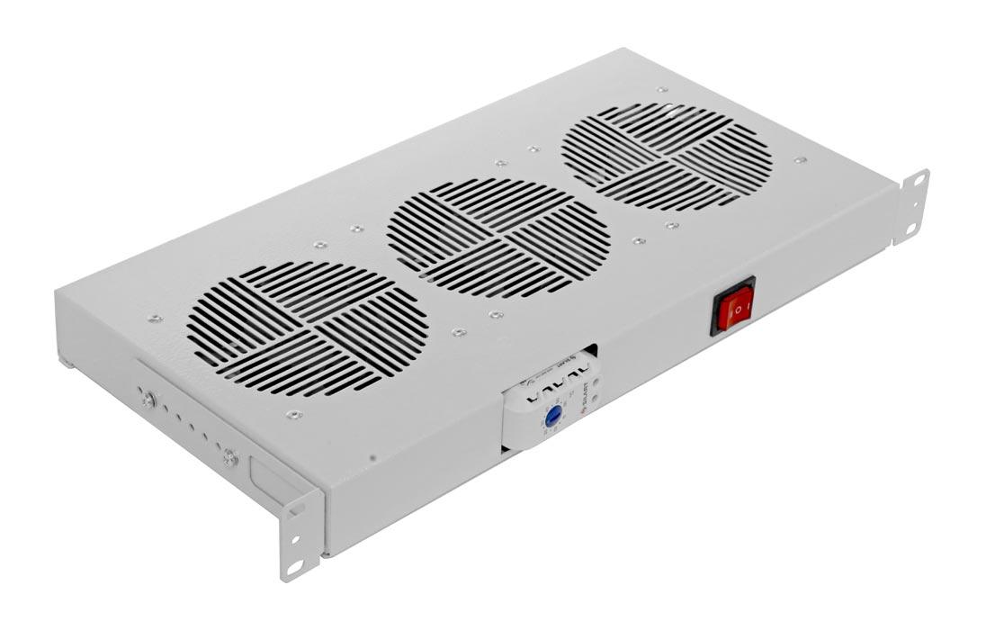 Вентиляторный модуль , 3 вентилятора с термореле без шнура питания ВМ-3-19"-Т ССД - фото 2 - id-p101012558