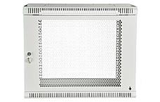 Шкаф телекоммуникационный настенный разборный 19”,15U(600x550), ШТ-НСр-15U-600-550-П дверь перфорированная ССД, фото 2