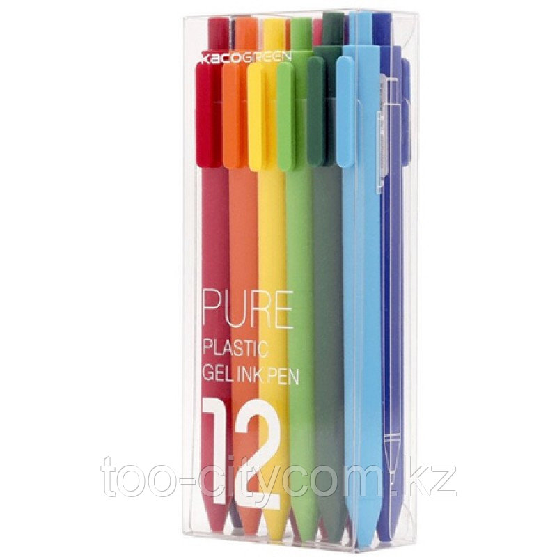 Набор разноцветных ручек (12 шт) Xiaomi Rainbow Gel Pen Оригинал. Арт.6911