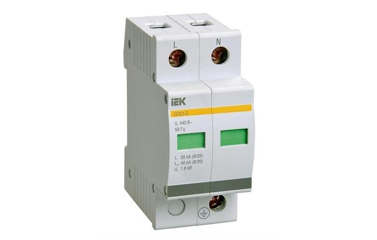 MOP20-3-C Огр-ль имп. перенапр. ОПС1-C 3P In -20kA Un -400B Im -40kA ИЭК, фото 1