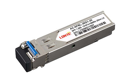 Модуль SFP WDM 1.25G Tx1310/Rx1550 20km LC DDM, фото 2