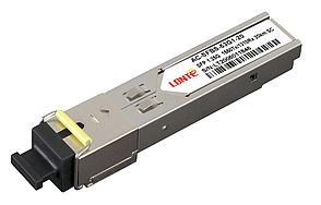 SFP WDM 1.25G Tx1550/Rx1310 20km SC DDM, фото 1