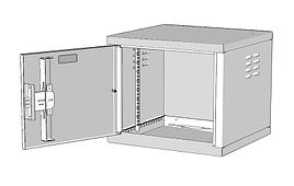 Шкаф антивандальный настенный ШАН-Э 19" 9U(600*550) ССД