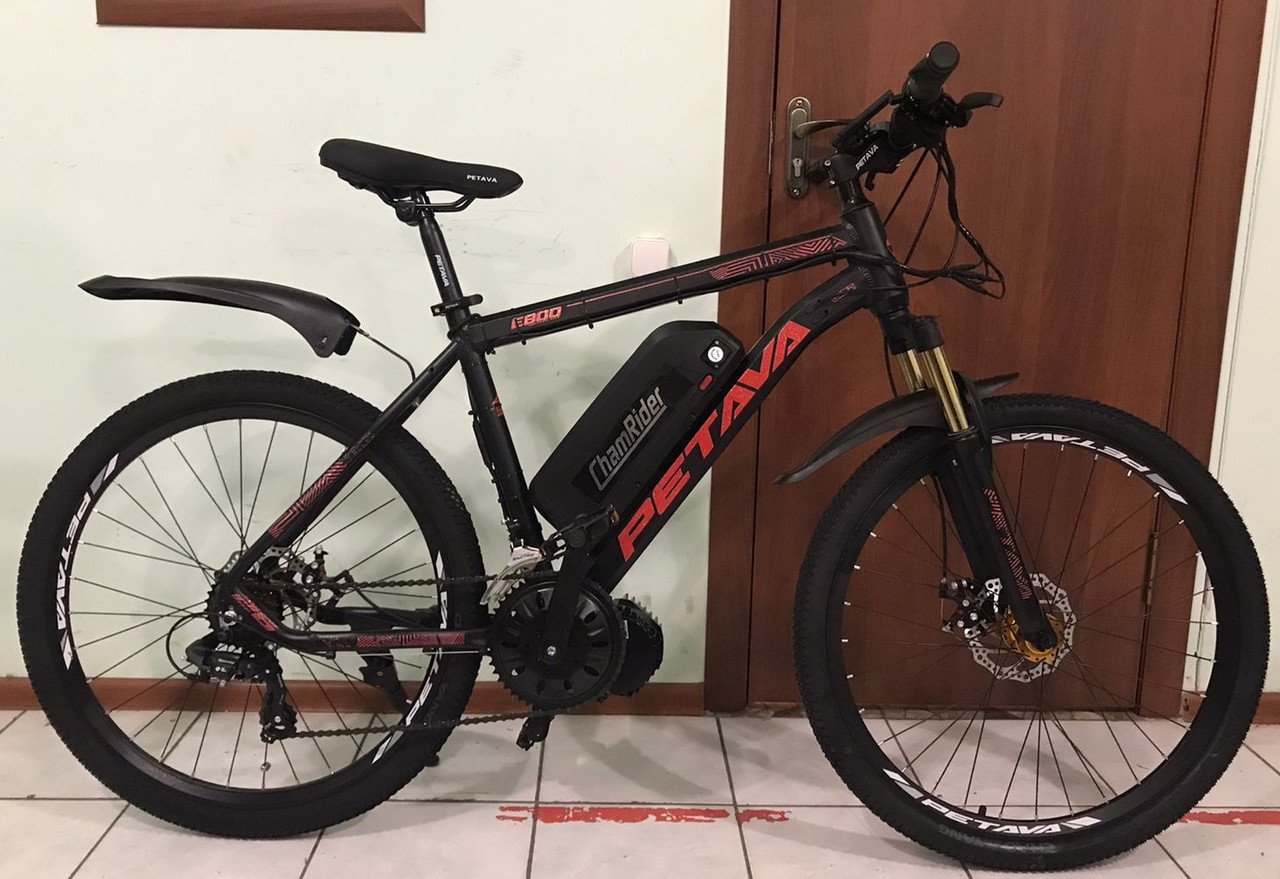 Электровел. Bafang 48v 1000w (max 1500w) кареточный, аккум. Li-ion 48v 24 A/H . Кол. 26"