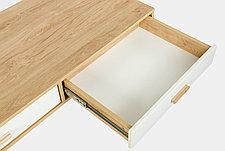 Письменный стол SCANDICA Хортен, дуб натуральный светлый, бланж, фото 3