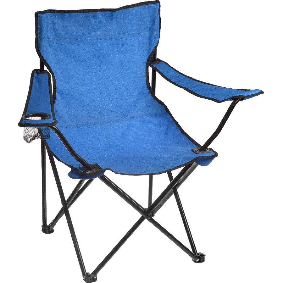 Кресло складное "HUSKY" цвет синий 80 см. - фото 1 - id-p100999430