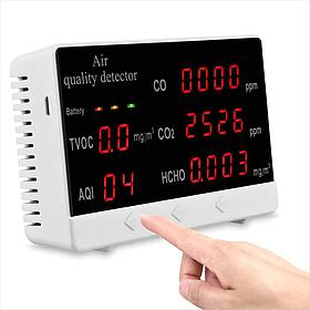 Amtast Анализатор качества воздуха 5 параметров CO/CO2/HCHO/TVOC/AQI JSM-131CO