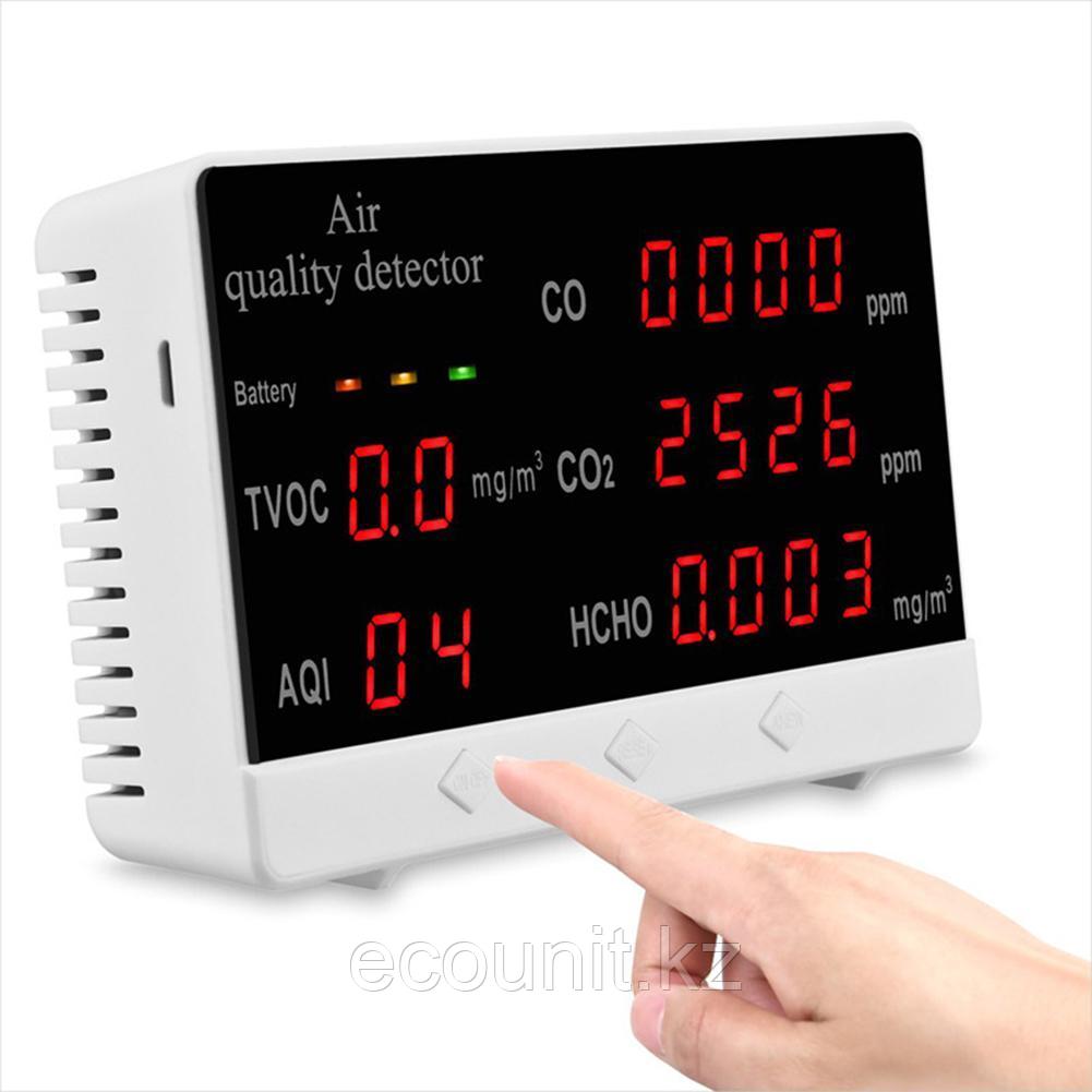 Amtast Анализатор качества воздуха 5 параметров CO/CO2/HCHO/TVOC/AQI JSM-131CO - фото 1 - id-p101023717