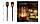 Фонарь садово-парковый с эффектом пламени «Факел» на солнечной батарее {96LED, 78см}, фото 7