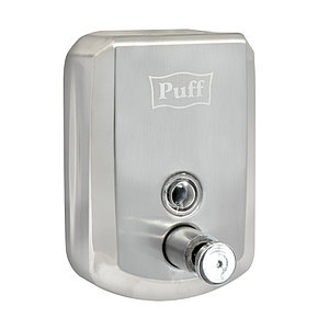 Дозатор с ключом для жидкого мыла из нерж. стали антивандальный PUFF-8705