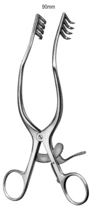 Ранорасширители самоудерживающиеся
Anderson Adson Retractor 4x4pr. sharp 19.5cm