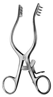 Ранорасширители самоудерживающиеся
Mollison Mastoid Retractor sharp 15cm