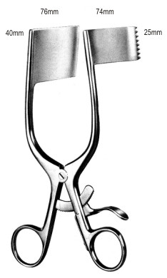 Ранорасширители самоудерживающиеся
Darling Retractor serr cvd 57x38mm 18cm