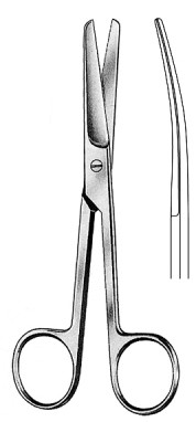 Операционные твердосплавные ножницы Op-Scissors bl/bl str CVD 16,5 см