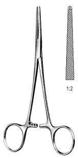 Lovelace Hemostatic FCPS 1x2t, 15,5 см