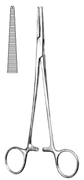 Adson HEMOSTATIC FCPS STR 1x2T 18CM