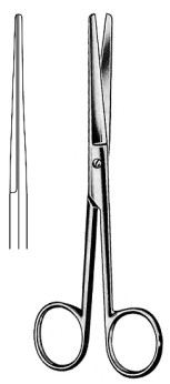 Grazil Операционные твердосплавные ножницы Op-Scissors bl/bl str Str 14,5 см
