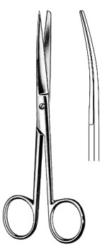 Grazil Op-Scissors SH/BL CVD 14,5 см