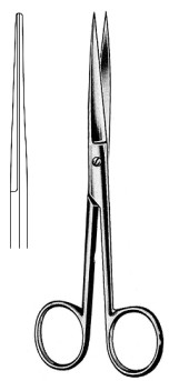 Grazil Op-Scissors SH/SH STR 14,5 см