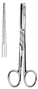 Deaver Scissors STR BL/BL 14CM