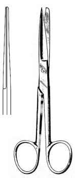 Deaver Scissors STR SH/BL 14CM