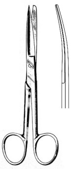 Deaver Scissors CVD SH/BL 14CM