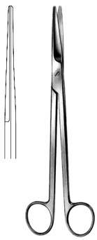 Майо Харрингтон Операционные ножницы STR 22,5 см