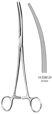 Crafoord Bronchus Clamp Cvd 24 см